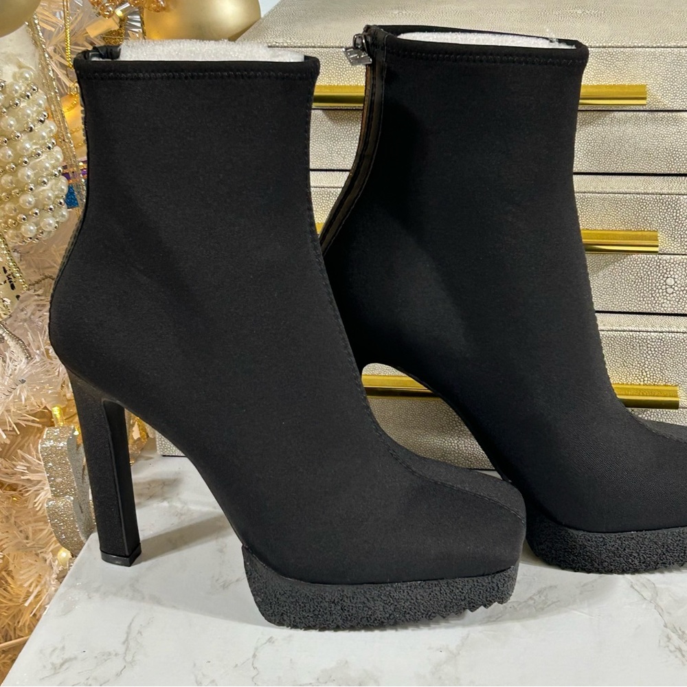 DKNY Zed Square Toe Platform Bootie